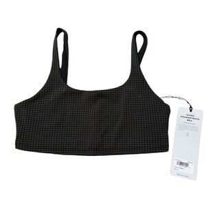 Alo yoga- micro houndstooth bra